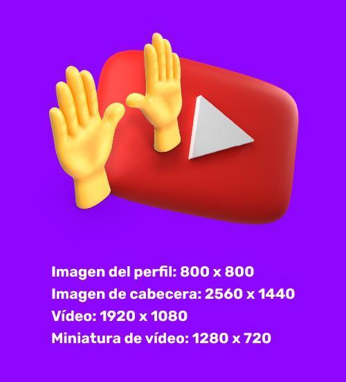 Tamaño cabecera o portada de youtube